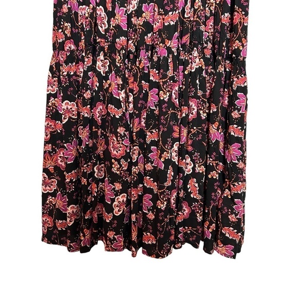 Free People Sweet Escape Floral Long Sleeve Boho Smocked Bodice Maxi Dre… - Picture 8 of 16